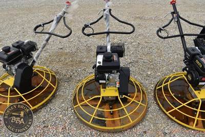 Rato Concrete Trowel Walk Behind, Gas Motor, 212cc, 7hp, New/Unused