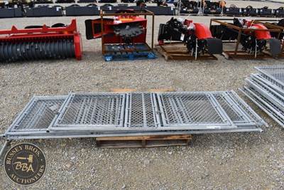 Dog Kennel Fence Gate Sections Lot Contains 3 Sections, 6ft 3.5in x 9ft 3in