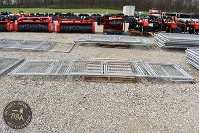 Dog Kennel Fence Single Four Gate Section 12ft 1in