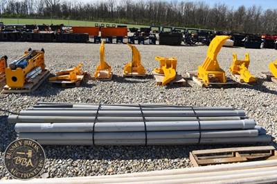 Bundle Of Assorted Plastic Conduit