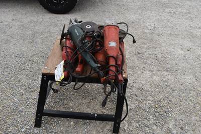 Lot Of Assorted Large Angle Grinders