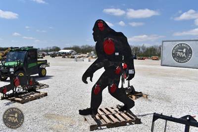 Sasquatch Shooting Target Steel, Black, Red Targets, New/Unused