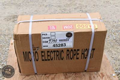 Micro Electric Rope Hoist , New/Unused