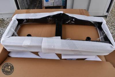 Hay Bale Spear Attachment 2 Tine Mount, Skid Steer Mount, Tines Not Included,