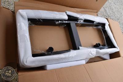 Hay Bale Spear Attachment 2 Tine Mount, Skid Steer Mount, Tines Not Included,