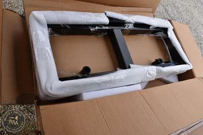 Hay Bale Spear Attachment 2 Tine Mount, Skid Steer Mount, Tines Not Included,