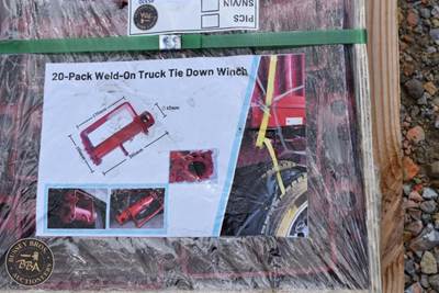 Truck Tie Down Winch 20 Pack, Weld-On, New/Unused