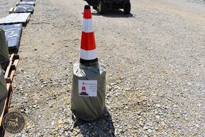 Safety Traffic Cones 15in x 27in, Quantity 20, New/Unused