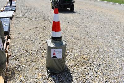 Safety Traffic Cones 15in x 27in, Quantity 20, New/Unused