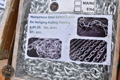 Safety Chain Saw 49.2 Feet, Manganese Steel, For Hanging, Pulling, Towing,