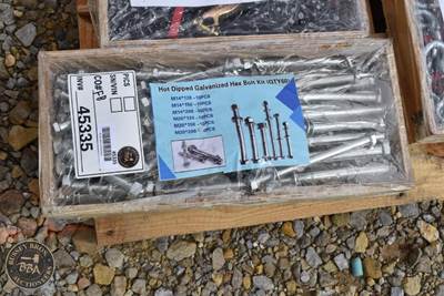 Hex Bolt Kit Total Quantity 60, Ten Each Of M14*120, M14*150, M14*200, M20*120,