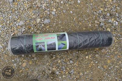 Woven Landscape Fabric 6ft x 300ft, Black, New/Unused