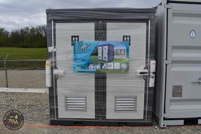 Double Toilet 7ft x 4.5ft x 8ft, New/Unused