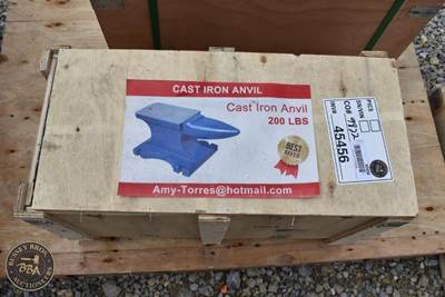 Cast Iron Anvil 200lb, New/Unused