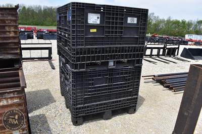 Plastic Totes 48in x 45in x 28in, Quantity 2