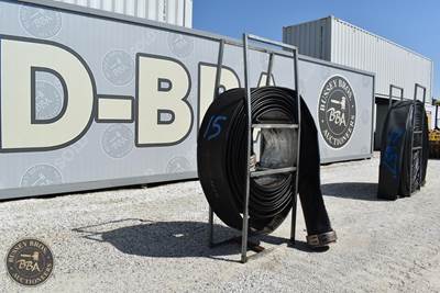 Manure Hose And stAnd Reel, 275 Ft. Of Hose With Ends Per Seller