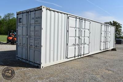 40Ft Shipping Container 2 Side Entry Double Doors, Rear Double Doors, Wood Floor