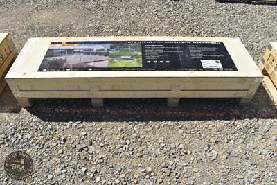 Ats All-Steel Carport 11ft x 19ft With 10ft Open Sidewalls, Grey, Ats-CP1119,
