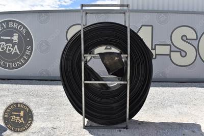 Texas Star 10" Hose With Stand Reel, Lay Flat Hose, 475ft On Roll No Ends On