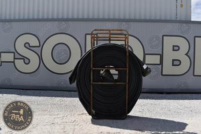 Texas Star 10" Hose With Stand Reel, Lay Flat Hose, 660ft On Roll With Ends Per