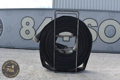 Texas Star 10" Hose With Stand Reel, Lay Flat Hose, 660ft On Roll With Ends Per