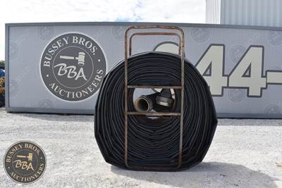 Texas Star 10" Hose With Stand Reel, Lay Flat Hose, 642ft On Roll With Ends Per
