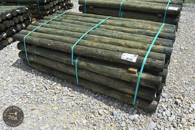 Treated Fence Post Assorted 4IN-8IN X 7FT, 36 In Bundle,