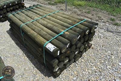 Treated Fence Post Assorted 4IN-8IN X 7FT, 36 In Bundle,