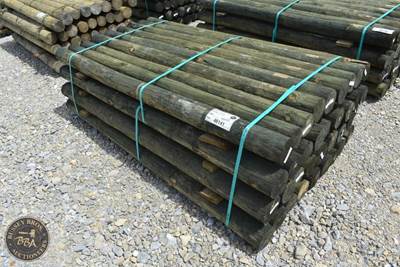 Treated Fence Post Assorted 4IN-8IN X 7FT, 36 In Bundle,