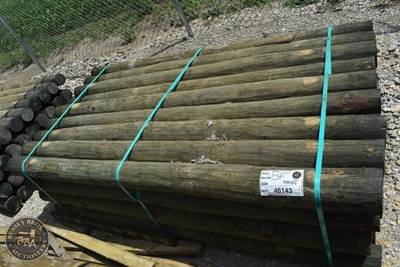 Treated Fence Post Assorted 4IN-8IN X 7FT, 36 In Bundle,