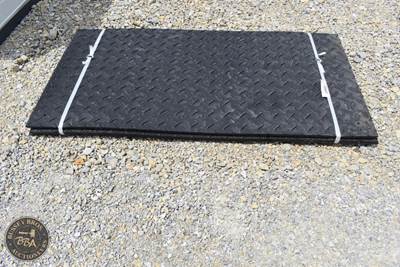 Ground Protection Mat Bundle, Black Diamond Plate Tread, New/Unused