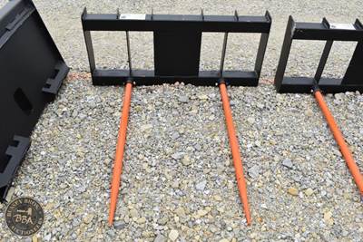 Hay Spear Attachment Dual Spear, Skid Steer Mount, New/Unused