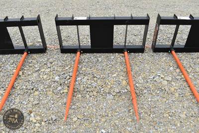 Hay Spear Attachment Dual Spear, Skid Steer Mount, New/Unused