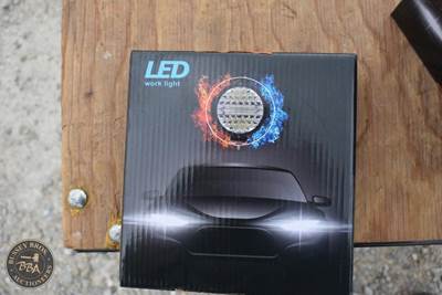 Led Work Light Black, 10 - 30v DC, Water/Dust/Shockproof, New/Unused