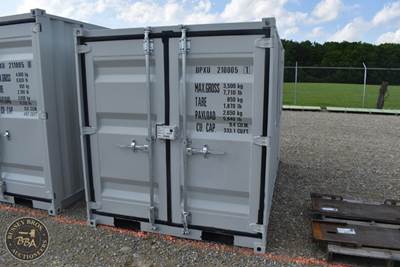 10ft Office Container 10ft,2in x 6ft, Wood Floor, Double Door, Side Entry Door,