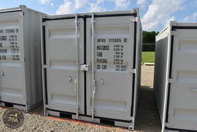 11ft Office Container 11ft x 6ft, Wood Floor, Double Door, Side Entry Door,