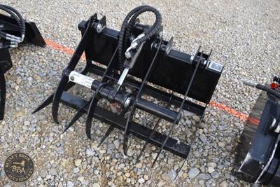 Iranch Mini Hydr Grab-Wooden Fork Attachment Mini Skid Steer Attachment, Irlgf,