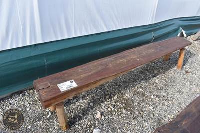 Rustic Wood Bench 8ft Long