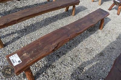 Rustic Wood Bench 8ft Long