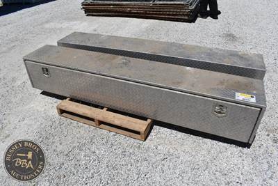 (2) Diamond Plate Tool Boxes