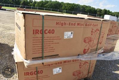 Iranch Three Wheel Mini Golf Cart Red, IRGC40, New/Unused