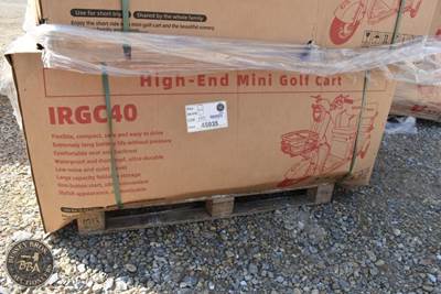 Iranch Three Wheel Mini Golf Cart Red, IRGC40, New/Unused
