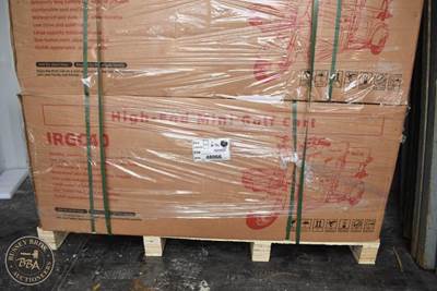 Green, 3 Wheeled Electric Cart Front And Rear Bench Seats, Lights, IRGC40, SN#