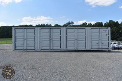 40Ft Shipping Container 4 Side Entry Double Doors, Rear Double Doors, Wood Floor