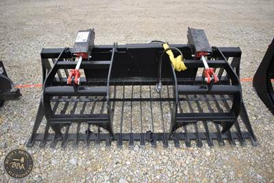 78 Inch Log Grapple Attachment Skid Steer Mount, Dual Grapple, 78inch Wide,, New