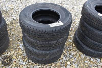 Road Guider Trailer Tires, Set Of 4 New Trailer Tires, Size ST225-75R15 Load