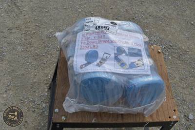 Ratchet And Binder Set Lot Contains 10-2200lb Capacity Ratchet Straps, With J