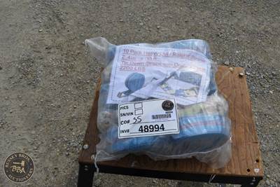 Ratchet And Binder Set Lot Contains 10-2200lb Capacity Ratchet Straps, With J