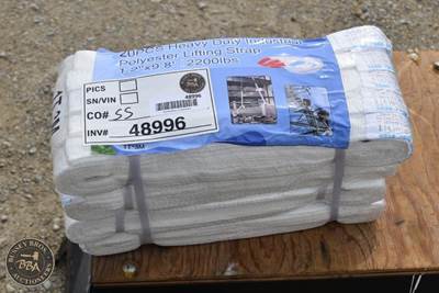 2200LB Lifting Straps Lot Contains 20-2200lb Polyester Lifting Straps,,