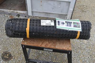Black Poly Mesh Fence Lot Contains One Roll 3ft X 164ft Long., New/Unused